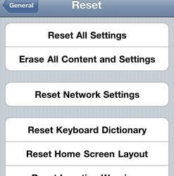 Hard reset