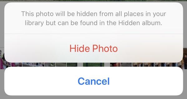 Foto's verbergen op iPhone
