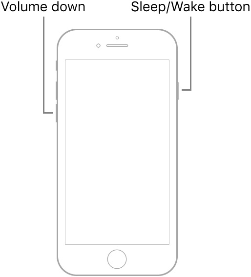 Forcer le redémarrage de l'iPhone 7 et 7 Plus