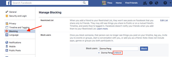 Hur man avblockerar någon på Facebook på datorn