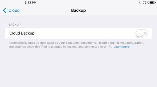 icloud backup