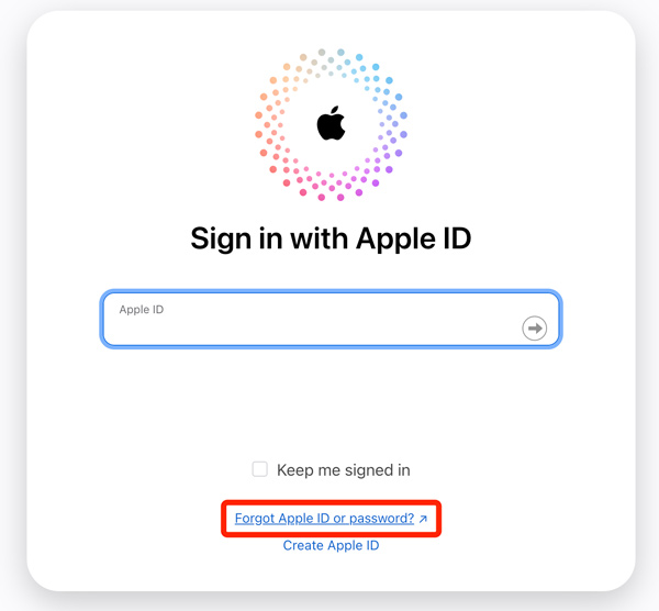 iCloud-login Apple ID of wachtwoord vergeten