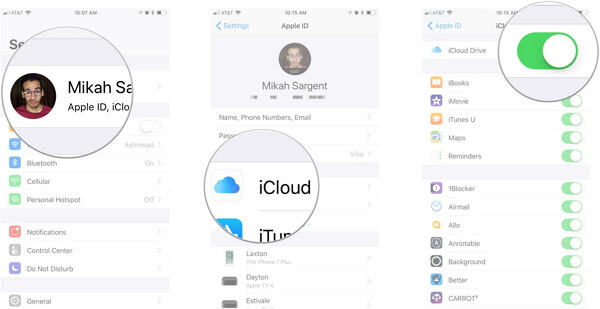 Sauvegarde iCloud WhatsApp