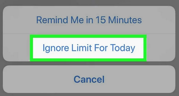Ignore Limit