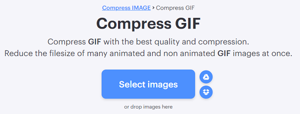 Compresseur GIF iLovIMG