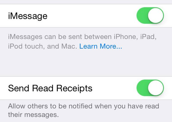 Configurer iMessage