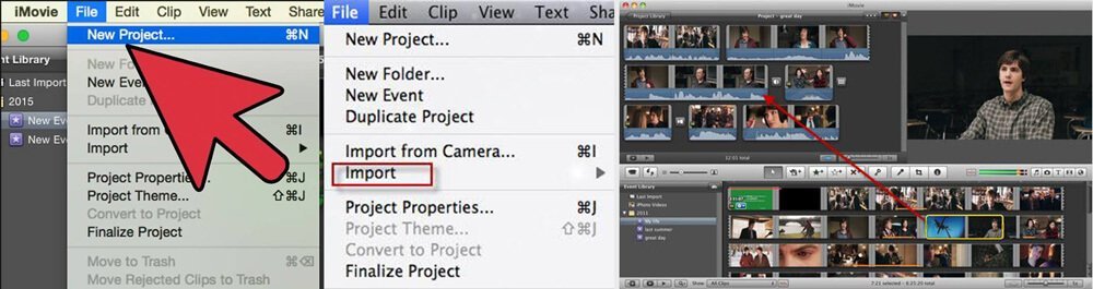 iMovie Combineer YouTube-video's