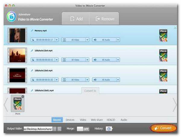 Convertisseur vidéo Imovie MP3