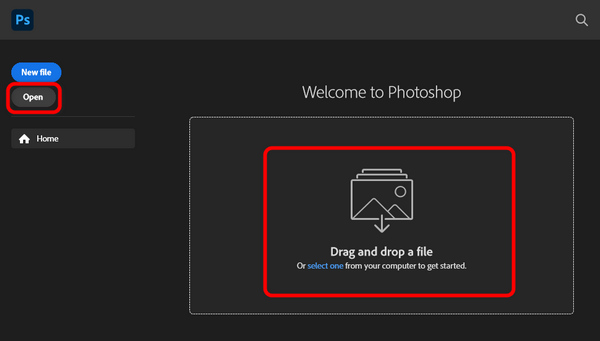 Importer iMAGE Photoshop