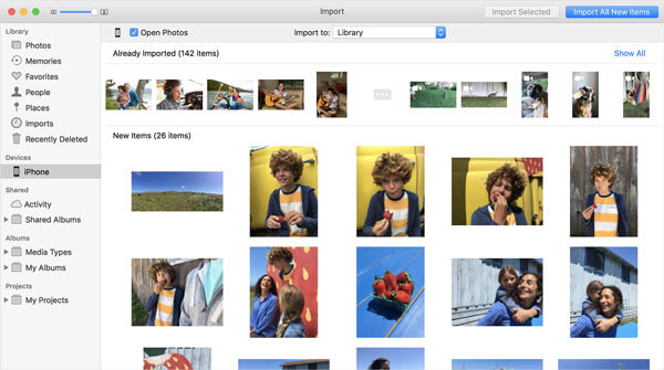 Foto's importeren op Mac