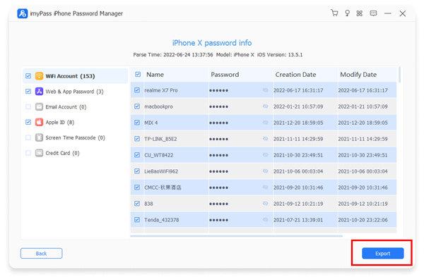 Recomendación del administrador de contraseñas de iPhone imyPass