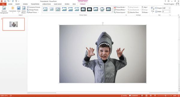 Afbeelding invoegen in PowerPoint