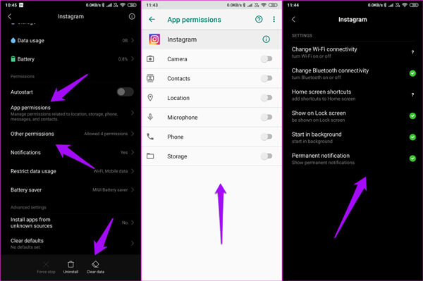 Instagram App Permission