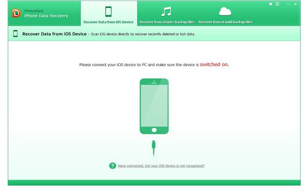 Introduction of Tenorshare iPhone Data Recovery