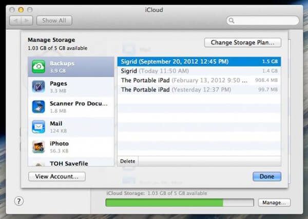 ipad backup location icloud auf dem mac