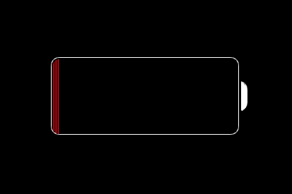 Aviso de bateria do iPhone