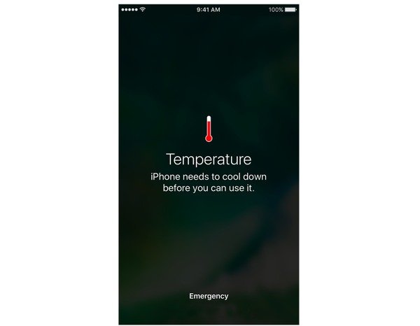 iPhoneが熱くなる