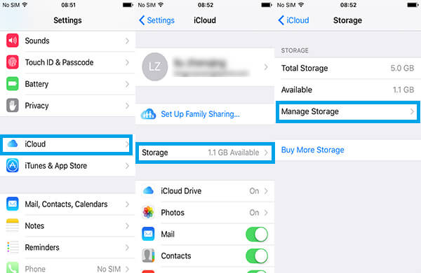 iphone backup icloud