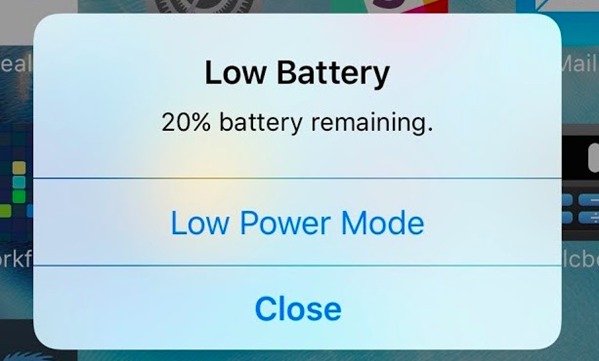 iPhone Batterie faible