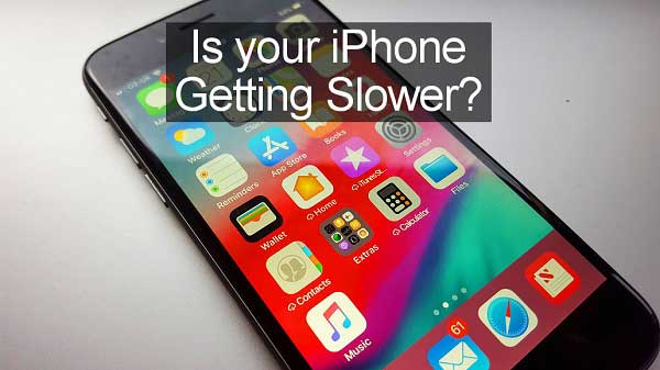iPhone plus lent