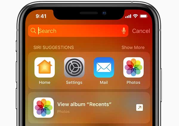 iPhone XS Search