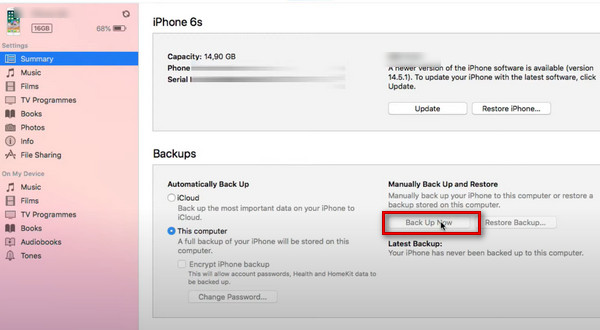 iTunes-back-up nu