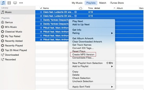 iTunes Lag MP3