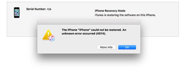 Ошибка iTunes 4014