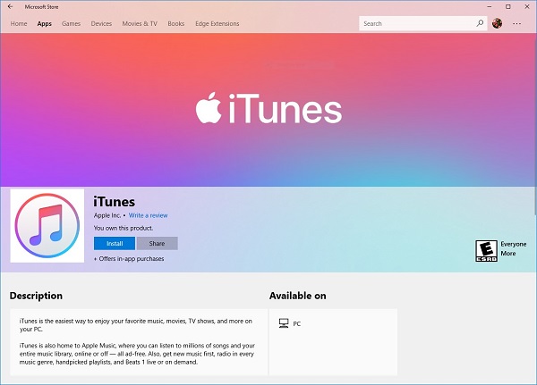 cant download itunes on windows