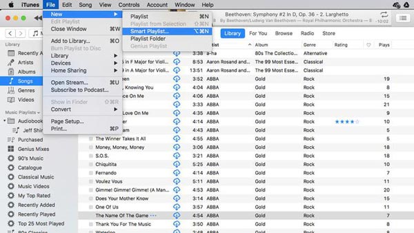 iTunes Musikbibliothek