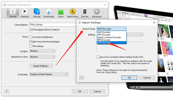 Itunes Välj Wav Encoder