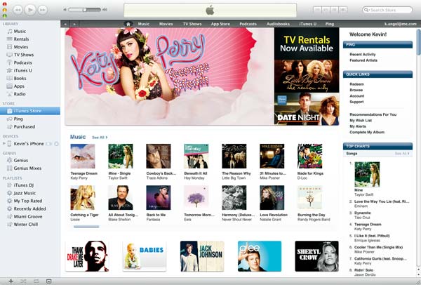 Inicie o iTunes