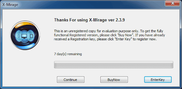 Start X-Mirage