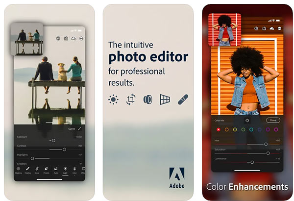 Aplicativo Lightroom Photo Video Editor