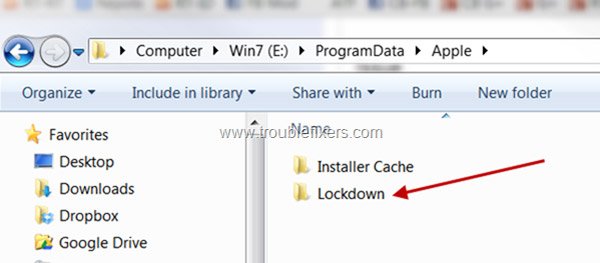 Lockdown Folder