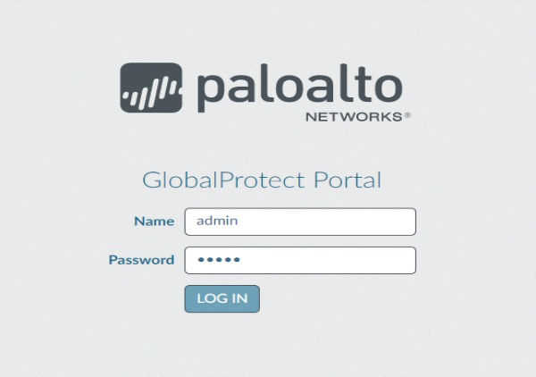 Logga in på GlobalProtect-portalen