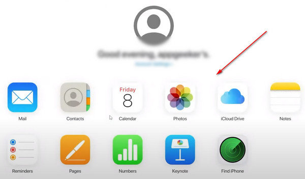 Log in bij iCloud