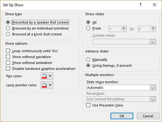 Loop-diaesityksen Powerpoint