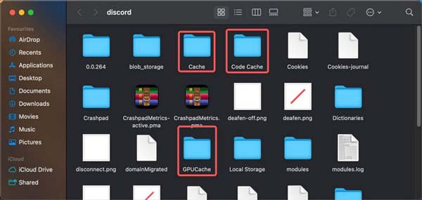 Mac Discord Cache Gpucache et cache de code