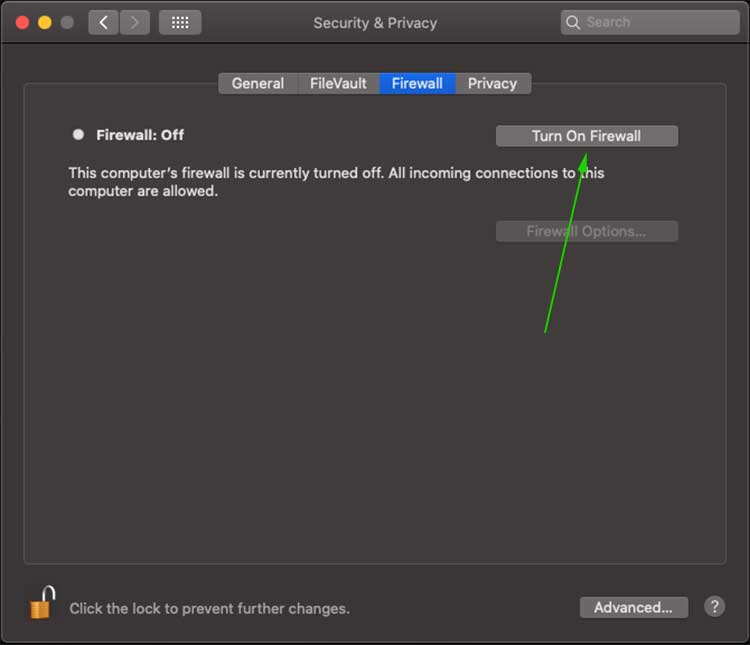 Mac-Firewall