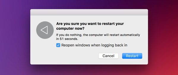 Restart iMac
