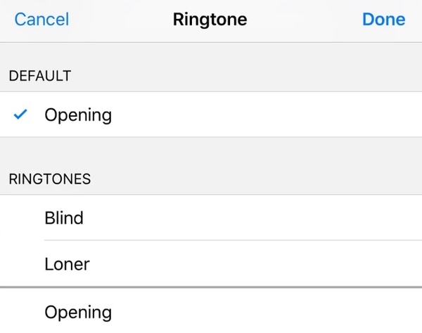 Ställ in ett röstmemo som en ringsignal på iPhone