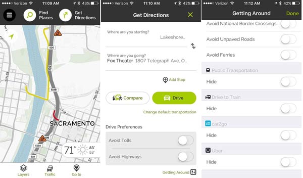 Mapquest app