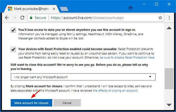 permanently close skype account permanently close skype account