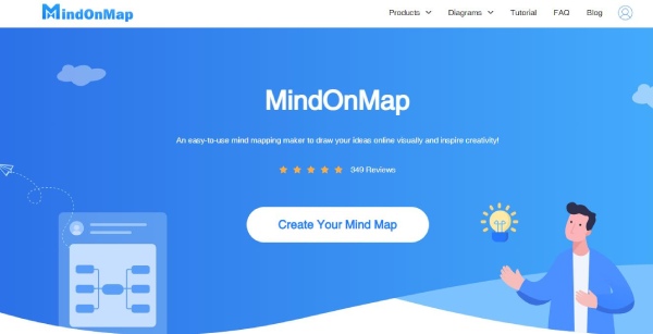 Веб-сайт Mindonmap
