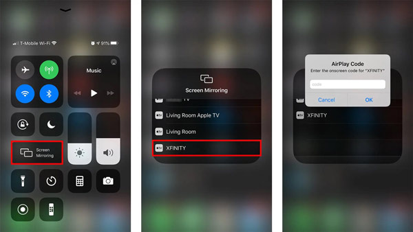 Tükrözze az Apple TV-t