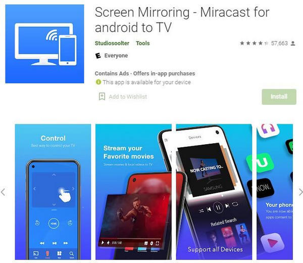 Miracast na Androida