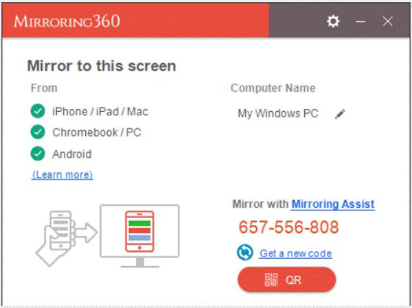 Aplicación Mirroring360