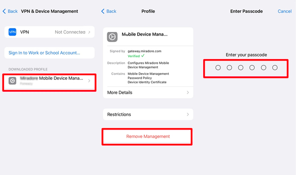 MobileIron MDM Removal On iOS