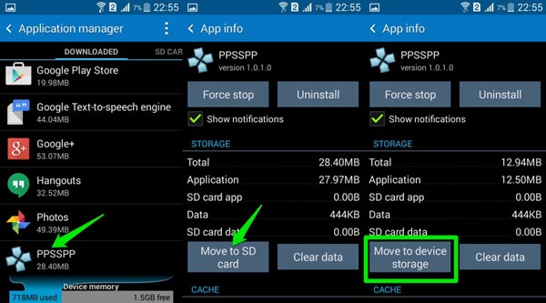Androidアプリをsdカードに移動する方法